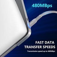 Cable Usb Tipo-C Cable DE DATOS Usb C Retráctil personalizado Pd Power Autobobinado Mejor calidad Imán de carga rápida magnética Cable Usb