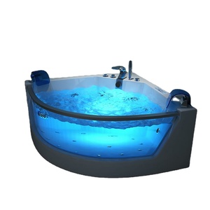 <span class=keywords><strong>Baignoire</strong></span> autoportante en acrylique écologique à haut rapport coût-efficacité pour adulte, avec double appui-tête, massage à bulles, <span class=keywords><strong>baignoire</strong></span> à remous moderne - Product Image 1