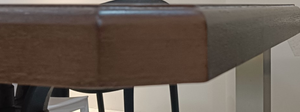 Plateau de table carré contemporain en placage de bois naturel durable avec finition peinte |   Table de restaurant sur mesure en gros - Product Image 4