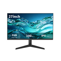 Moniteur PC de bureau 27 pouces 1920*1080 100Hz 120Hz, temps de réponse de 5 ms, base fixe, panneau IPS, écran d'ordinateur LCD