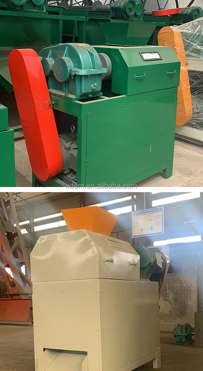 Double Roll Granulator Pressing Compound Fertilizer Animal Feed