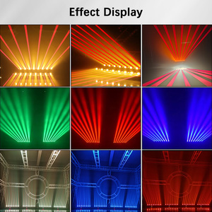 Ventes directes usine : Projecteur de scène à tête mobile 8 faisceaux laser rouge et LED, contrôle DMX512, pour discothèque et soirée - Product Image 5
