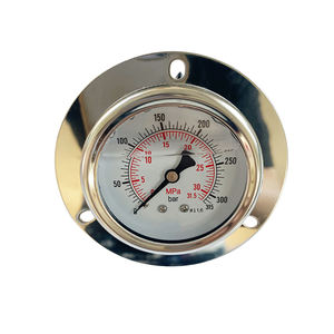 เครื่องวัดความดันสำหรับเติมน้ำมันและก๊าซ2.5น้ำและก๊าซที่มีความแข็งแรงสูงพร้อมตัวยึดด้านล่างและหน้าแปลน - Product Image 5