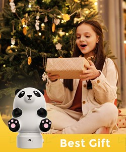 Lohas 0.5W Panda-Thiết Kế RGB LED Đèn Ngủ Cho Trẻ Em 10 Màu Sắc Thay Đổi Mini Hiện Đại Bé Phòng Ngủ Đèn Plug-Trong Cung Cấp Điện - Product Image 4