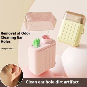 Solución de cuidado conveniente para la eliminación de olores Línea de limpieza de perforación de oreja antiobstrucción Maleta líquida de plástico Belleza Cuidado personal - Product Image 2