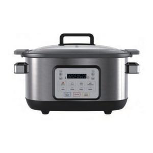 Olla Multiusos de 6L con Pantalla LED y Control de Temperatura, Múltiples Funciones para Cocinar al Vacío, Asar, Hornear, Saltear, Cocinar Lento, Protección contra Ebullición en Seco - Product Image 1