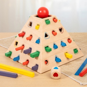 <span class=keywords><strong>Jeu</strong></span> <span class=keywords><strong>de</strong></span> tri <span class=keywords><strong>de</strong></span> formes en bois en forme <span class=keywords><strong>de</strong></span> <span class=keywords><strong>pyramide</strong></span> avec dés et bâtonnets, jouet éducatif Montessori pour tout-petits, <span class=keywords><strong>jeu</strong></span> <span class=keywords><strong>de</strong></span> motricité fine - Product Image 6