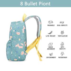 Chiterion ילדים תרמיל בית הספר פעוט חמוד Bageds קל משקל עמיד למים ארוחת צהריים Baged עם חטיף Baged לילדים ילד בנות בני - Product Image 5