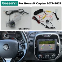 Caméra de recul GreenYi Plug & Play pour Renault Captur 2013~2022, style OEM, compatible avec l'écran d'origine