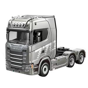 New Huina 1501 màu xám được cấp phép Scania 770S V8 1:18 19ch <span class=keywords><strong>RC</strong></span> máy kéo bán Trailer <span class=keywords><strong>RC</strong></span> Giao thông vận tải nặng máy kéo mô hình - Product Image 4