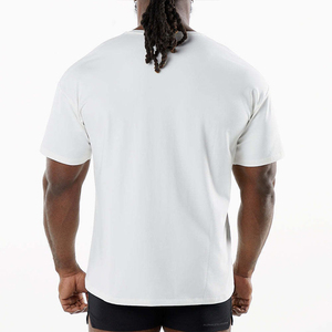 À la mode hommes haut en été en gros blanc Gym T-<span class=keywords><strong>shirt</strong></span> respirant séchage rapide confortable doux sport course hommes T-shirts - Product Image 6