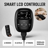 Bottes de récupération pour les jambes avec 6 programmes de massage, sans fil, 5 chambres, 3500 mAh, 8 niveaux de pression