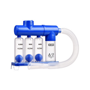 เครื่องฝึกหายใจแบบพกพา Koo Breathing Trainer แบบสามลูกบอล สำหรับการฝึกความจุของปอด อุปกรณ์ฟื้นฟูสมรรถภาพทางกายภาพบำบัด - Product Image 2