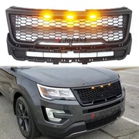 Calandre avant LED en ABS noir mat pour Explorer 2016-2018, nouvel accessoire extérieur automobile tout-terrain