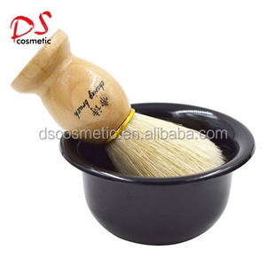 DISHI 남성용 전문 맞춤형 블랙 아크릴 면도 그릇 - Product Image 6