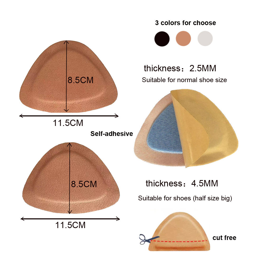 Toppe Per Talloni Di Scarpe UNIKSTEP - 6 Paia In Gomma Antiscivolo, Con Chiodi E Nastro Adesivo - Kit Di Riparazione Per Usura - Foto 4