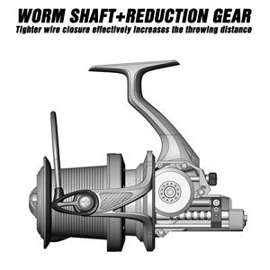 Nouvelle structure de canne de pêche, <span class=keywords><strong>moulinet</strong></span> de spinning à <span class=keywords><strong>longue</strong></span> portée, <span class=keywords><strong>moulinet</strong></span> de pêche à la <span class=keywords><strong>carpe</strong></span> de style européen WORM SHARFT à descente lente et densité élevée - Product Image 4