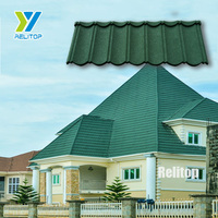 Carrelage de toit en métal revêtu, matériaux de construction, de haute qualité, Ghana Nigeria, carreaux de toit, Type Nosen, Nigeria
