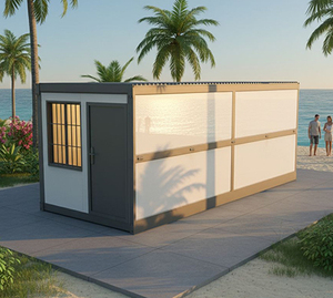 Cómoda Casa Modular Móvil, Casa Contenedor de Acero Prefabricada Portátil para Oficina, Construcción, Dormitorio, Apartamento, Cocina - Product Image 1