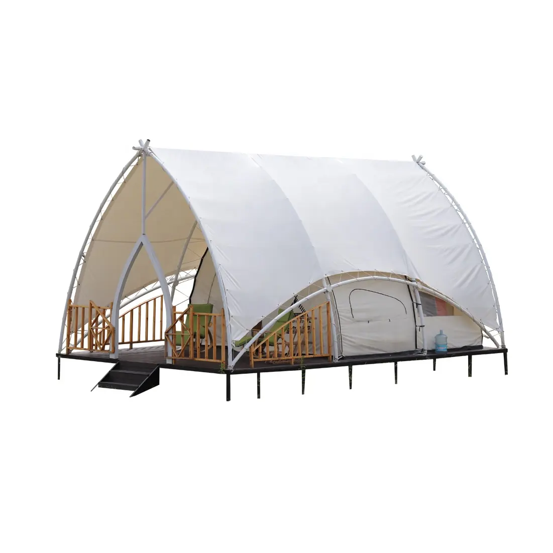 Nieuwe Ontwerp Fabriek Prijs Luxe Hotel Tent Huis Conch Model Outdoor Camping Familie Tent