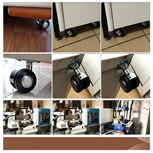 Opciones de Color Negro Blanco Dorado Nogal Gris Estética Moderna Pantone Ruedas para Muebles Personalizadas Elección de Color Mejor Opción - Product Image 6