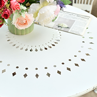 Ensemble table et chaises pliantes en fer vintage, robustes, montage facile, design antique, pour salon ou extérieur