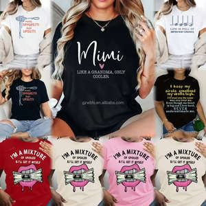 Ladies Casual Summer Outdoor Sports Top Gold Lip Print T-Shirt Short Sleeves Flannel Denim Batik Fabric Saisonnier Holiday Gift - Product Image 6