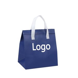 High Quality Non-Woven Cooler Bags with Aluminum Foil Insulated Design OEM Printed Takeaway Restaurant Bag - Product Image 1