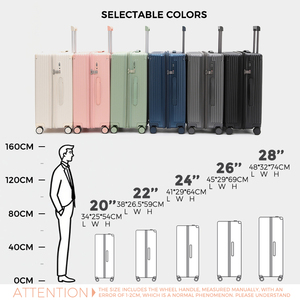 Maleta de PC con Asa Telescópica Resistente y Duradera de 20 Pulgadas, Aspecto Elegante, <span class=keywords><strong>Cierre</strong></span> de Cremallera de Alta Calidad con Contraseña Silenciosa - Product Image 4