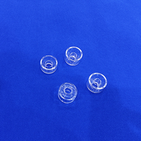 Dôme en quartz transparent, petite tige en verre de quartz pour four à vide, haute transparence, 90 % de transmission, pureté 99,99 %