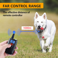 Neues Wasserdichtes Wiederaufladbares Vibrierendes Hunde-Bellstopp-Elektrisches Trainingshalsband mit Fernbedienung Hunde-Erziehungshalsband