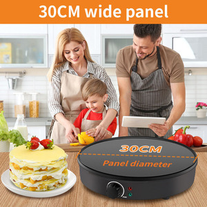 Crepe <b>Maker</b> 26cm-30cm Electric Non-Stick Single-Sided Heating Griddle For <b>Pancake</b> And Crepe Making - Product Image 4