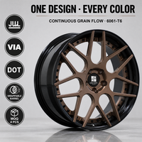 Jantes forgées en bronze à dix branches avec liseré argenté, 2 pièces, 18 19 20 21 pouces, 5x112 5x114.3 5x120 BMW X5
