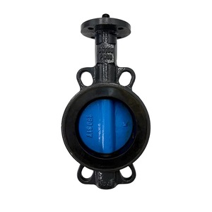VKF42.100 Robinet à opercule en fonte ductile, 90°, PN16, avec actionneur, pour eau froide/chaude CVC - Product Image 1