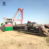 Drague à aspiration pour l'extraction du sable au Nigeria, au Congo et en Zambie, bateau de dragage portable pour l'extraction du sable de rivière
