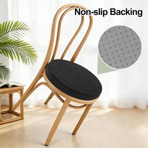 <strong>Round</strong> Chair Seat <strong>Cushions</strong> for Circle Bistro <strong>Stool</strong> Chairs Pads Large Indoor Circular Non Slip Foam <strong>Cushion</strong> 18 Inch Set of 2 - Product Image 4