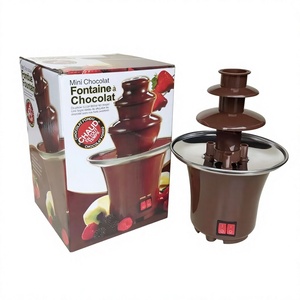 <span class=keywords><strong>Fontaine</strong></span> à <span class=keywords><strong>chocolat</strong></span> électrique transfrontalière 60W, mini machine à <span class=keywords><strong>chocolat</strong></span> à trois niveaux, cascade de <span class=keywords><strong>chocolat</strong></span> fondant DIY pour enfants - Product Image 1
