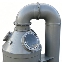 Système de lavage humide pour le traitement des gaz résiduels de laboratoire, tour de lavage de gaz, épurateurs de gaz en PP/FRP pour usine chimique