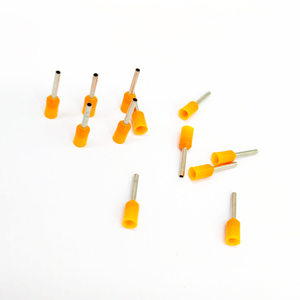 Connecteur de ferrule de borne de tube de style européen <span class=keywords><strong>bornes</strong></span> hautes de fil de presse à froid pré-isolées gainées de nylon étamé de cuivre - Product Image 5