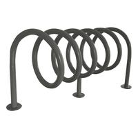Support à vélos en spirale, support à vélos en métal circulaire, support à vélos en spirale, support à vélos en acier, grand support à vélos