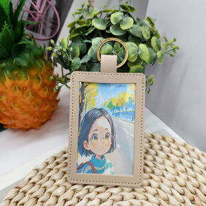 Porte-badge <span class=keywords><strong>photo</strong></span> vertical avec porte-clés <span class=keywords><strong>en</strong></span> cuir PU, protège-<span class=keywords><strong>photo</strong></span> souvenir, porte-cartes <span class=keywords><strong>photo</strong></span>, porte-clés - Product Image 6