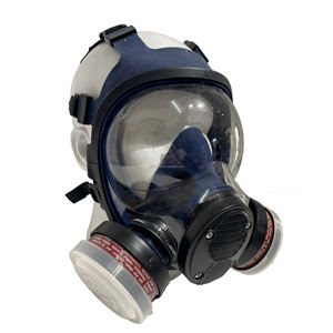 Masker gas wajah penuh FM503, masker gas Anti gas dapat dipakai ulang dengan filter ganda - Product Image 3