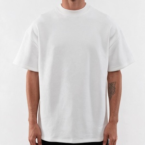 QIANSHI T-shirt Unisex di Alta Qualità 100% Cotone, Abbigliamento <span class=keywords><strong>Uomo</strong></span>, Produttori di T-shirt, Vestibilità Ampia con Spalle Cadenti, T-shirt Pesante - Product Image 3