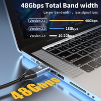 Bon prix 8K @ 60Hz eARC Câble HDMI à fibre optique 2.1V 4K @ 120hz 10M/20M/30M/50M AOC 8K RGB 12bit