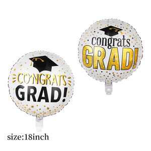 Ballon en aluminium de 18 pouces pour la saison de la remise des diplômes, idéal pour les fêtes scolaires et les arrangements de carnaval - Product Image 6