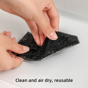 Outil de nettoyage des poils d'animaux et de vêtements pour machine à laver domestique, anti-poils électrostatique double face - Product Image 4