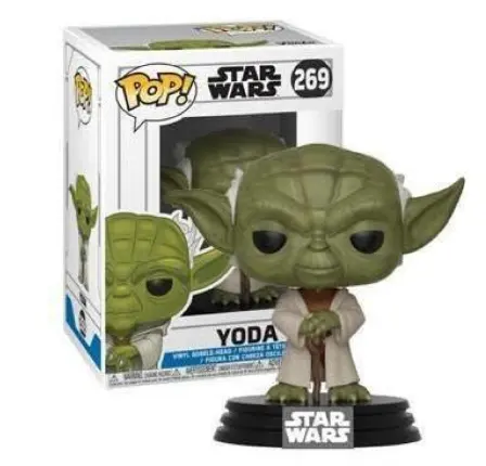 Funko POP Star-wars 269 yoda Collectible Gift Model Toys Vinyl doll Action Figure Toys with box for kid christmas