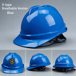 قبعة صناعية خفيفة الوزن معتمدة من أوشا مصنوعة من الألياف الزجاجية ومقاومة للصدمات للكهربائيين - Product Image 2