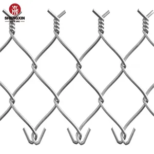 Low Cost Diamond Shape Galvanized Wire Mesh Garden Chain Link Fence With Swing Gate