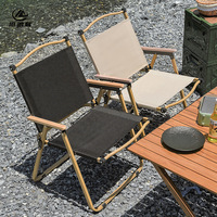 Chaise de camping moderne avec table et repose-pieds, chaise pliante de jardin légère en aluminium pour la plage, le jardin, le pique-nique et le salon